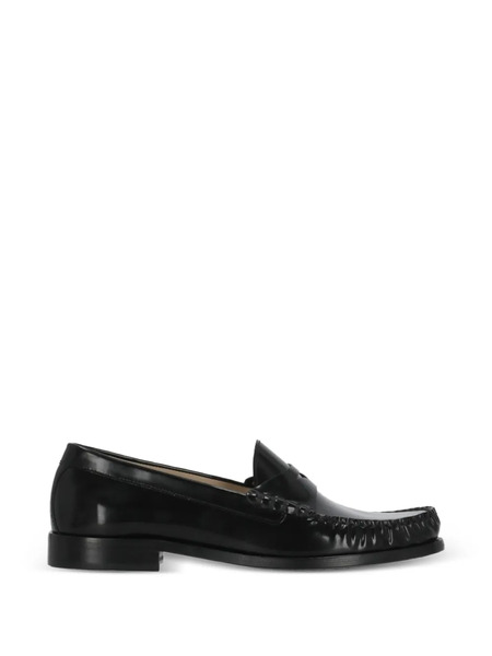  Stuart Weitzman Lottie Penny Loafers - Black 