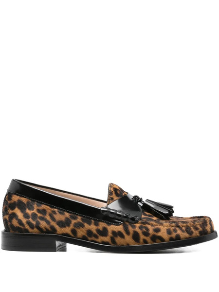  Stuart Weitzman Lottie Tassel Loafers - Brown 
