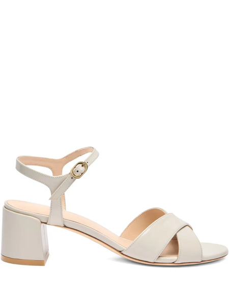  Stuart Weitzman 50mm Dayna Sandals - Neutrals 