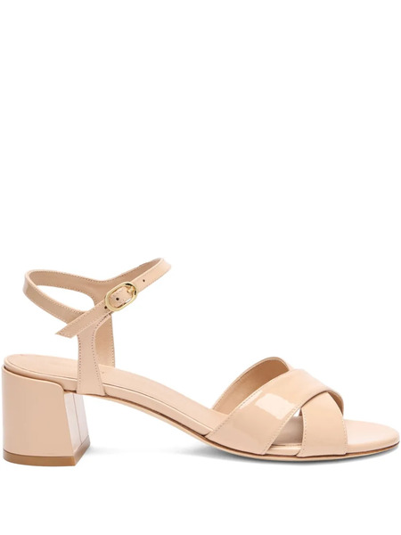  Stuart Weitzman 50mm Dayna Sandals - Neutrals 