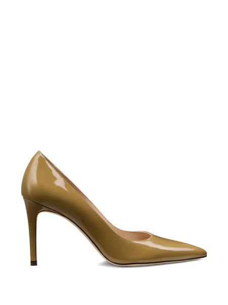  Stuart Weitzman 85mm Leather Pumps - Neutrals 