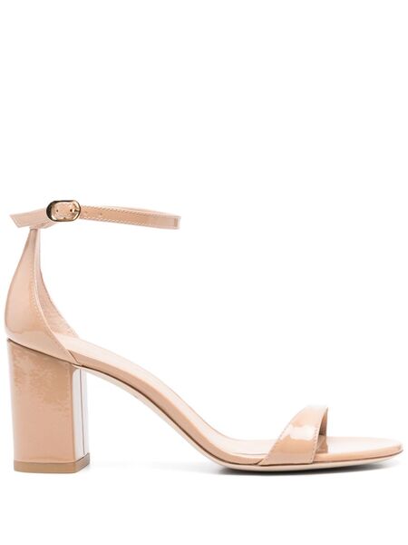  Stuart Weitzman 75mm Nudist Sandals - Neutrals 