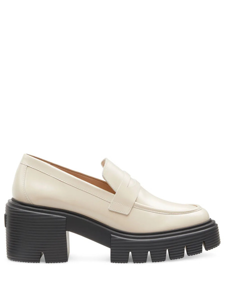  Stuart Weitzman 60mm Soho Loafers - Neutrals 