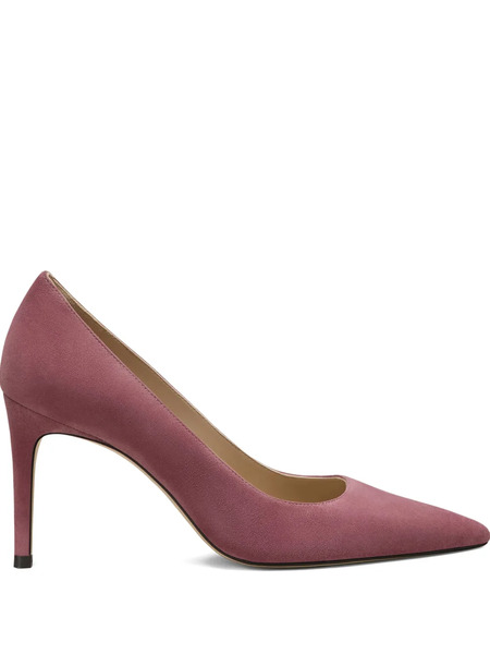  Stuart Weitzman 85mm Stuart Power Pointed-toe Pumps - Pink 