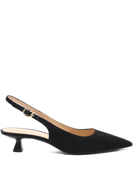  Stuart Weitzman 35mm Stuart Sculpt Slingback Pumps - Black 