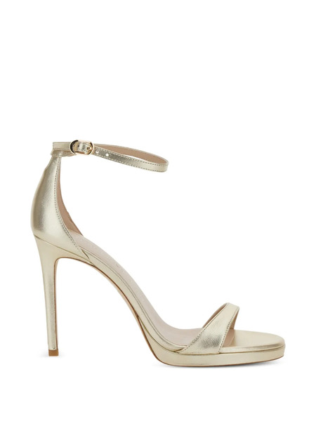  Stuart Weitzman Nudist Platform Sandals - Gold 