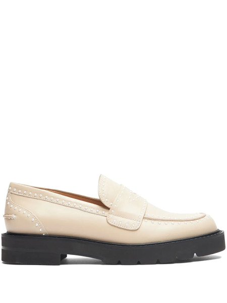  Stuart Weitzman Parker Lift Loafers - Neutrals 