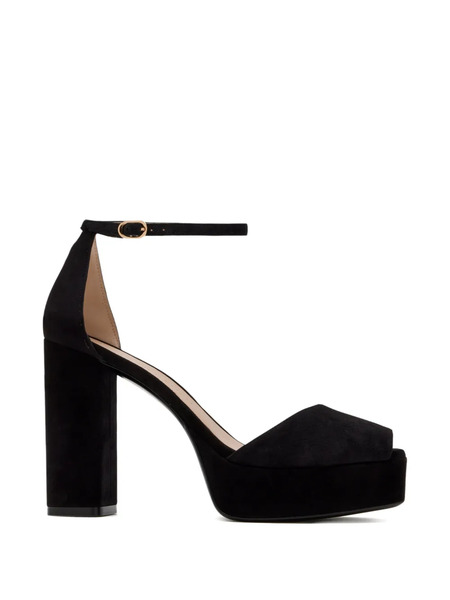 Stuart Weitzman Sabrina Platform Ankle-strap Sandals - Black 