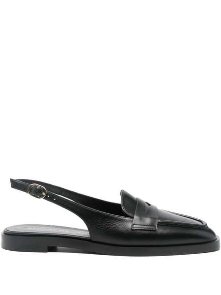  Stuart Weitzman Slingback Loafers - Black 