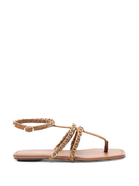  Stuart Weitzman Soluxe Crystal Sandals - Neutrals 