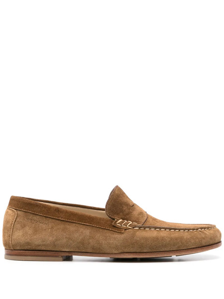  Stuart Weitzman Suede Loafers - Brown 