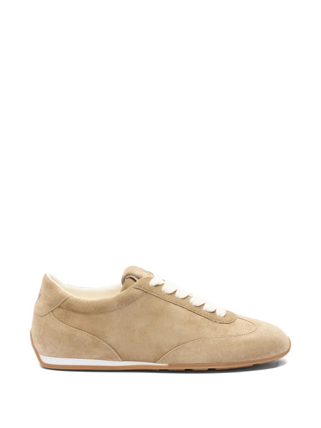  Stuart Weitzman Suede Sneakers - Neutrals 