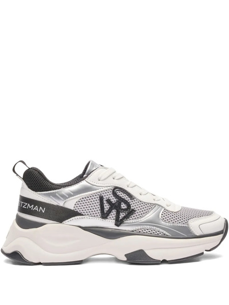  Stuart Weitzman Sw Logo-detail Sneakers - White 