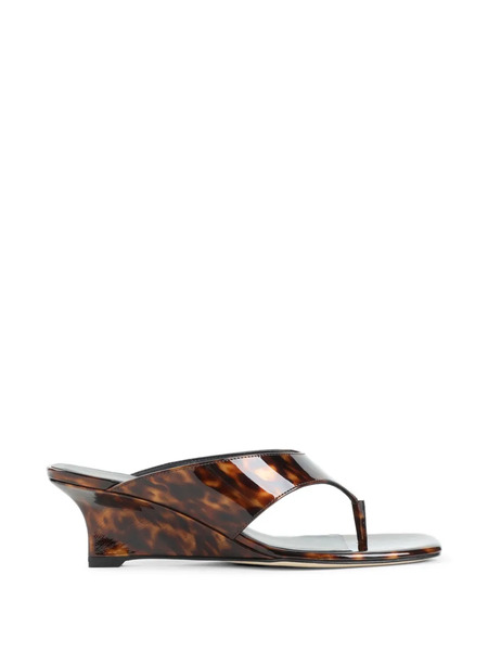  Stuart Weitzman Wedge Sandals - Brown 