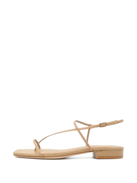  Studio Amelia Cross Front Sandals - Neutrals 