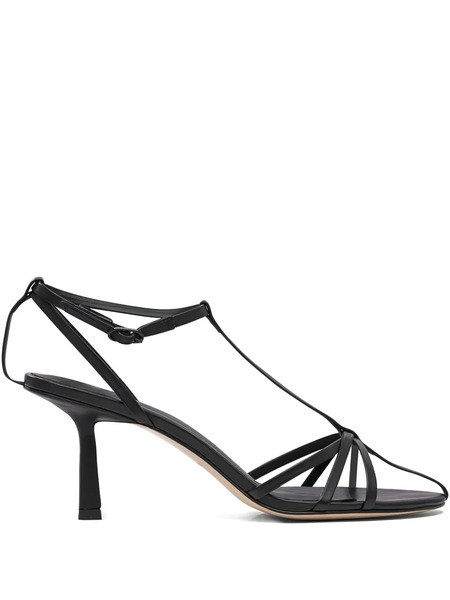  Studio Amelia 70mm Aviary Leather Sandals - Black 