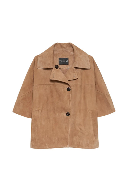  Studio Ar Clara Button Jacket - Brown 