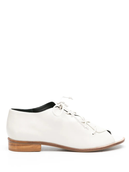  Studio Chofakian Leather Studio 88 Sandals - White 