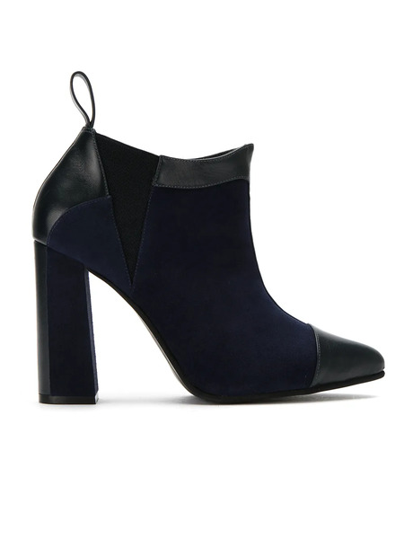  Studio Chofakian Panelled Suede Chelsea Boots - Blue 