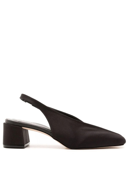  Studio Chofakian Slingback Leather Pumps - Black 