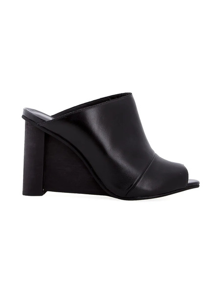  Studio Chofakian Wedge Sandals - Black 