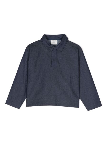  Studio Clay Leo Graphic-print Polo Shirt - Blue 