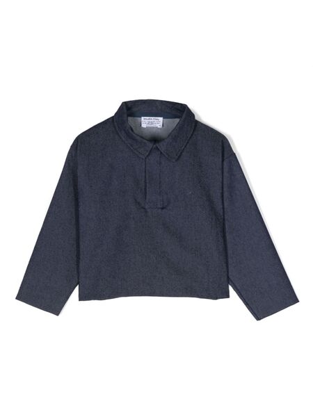  Studio Clay Leo Graphic-print Polo Shirt - Blue 
