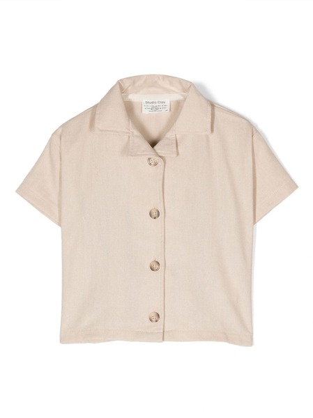  Studio Clay Short-sleeve Buttoned Shirt - Neutrals 