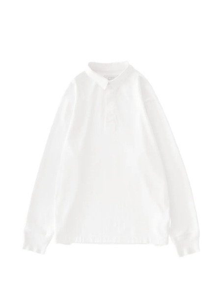  Studio Nicholson Alyk Ribbed Polo Shirt - Blue 