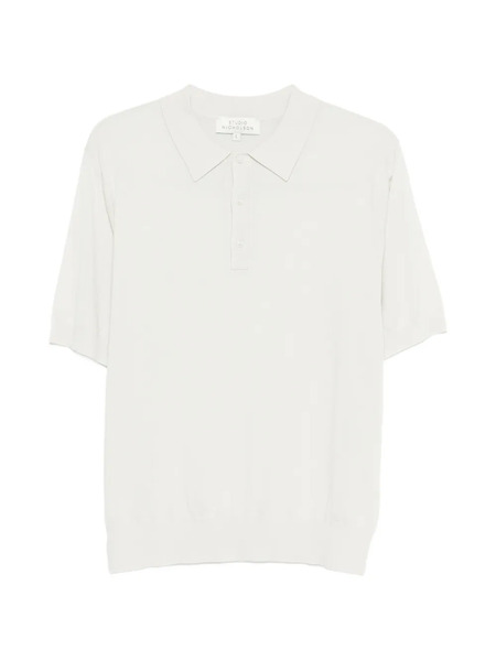  Studio Nicholson Arieta Buttoned Polo Shirt - Neutrals 