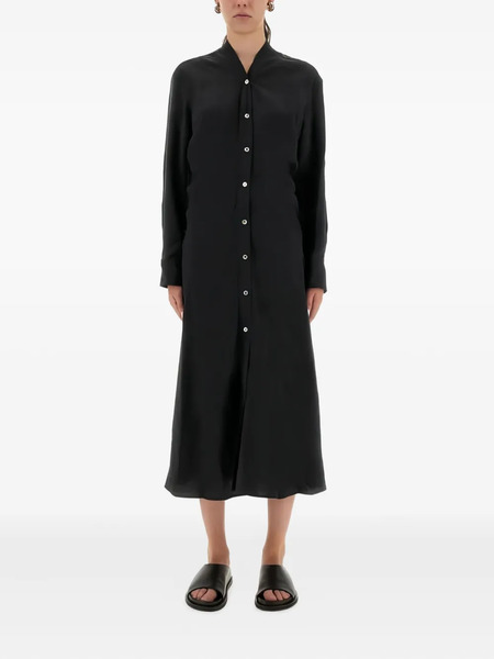  Studio Nicholson Buttoned Midi Shirt Dress - Blue 