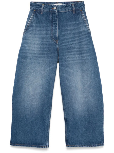  Studio Nicholson Chalco Cropped Jeans - Blue 