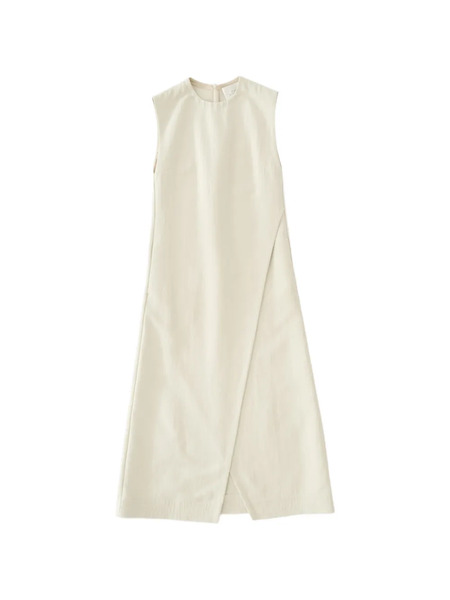  Studio Nicholson Corus Asymmetric Midi Dress - Neutrals 