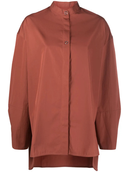  Studio Nicholson Cotton Long-sleeve Shirt - Brown 