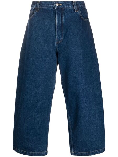  Studio Nicholson Cropped Wide-leg Jeans - Blue 
