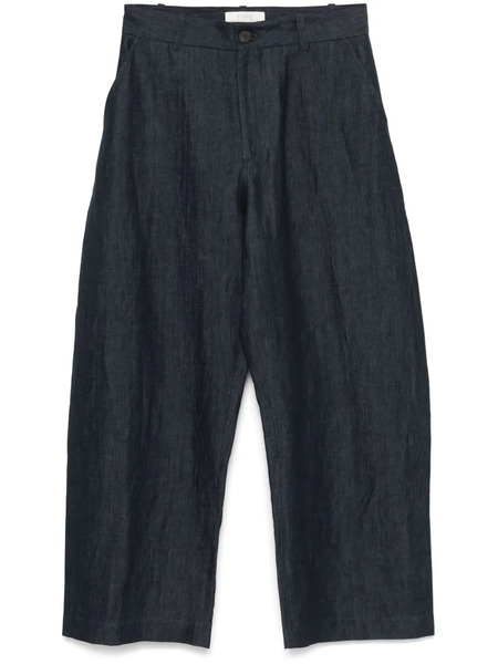  Studio Nicholson Curved-leg Trousers - Blue 