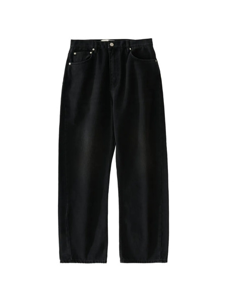  Studio Nicholson Denjo Five-pockets Wide-leg Jeans - Black 