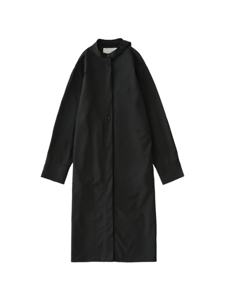  Studio Nicholson Extended Collar Wheeler Dress - Black 