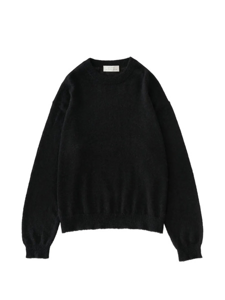  Studio Nicholson Gulf Dropped Shoulder Knit Sweater - Black 