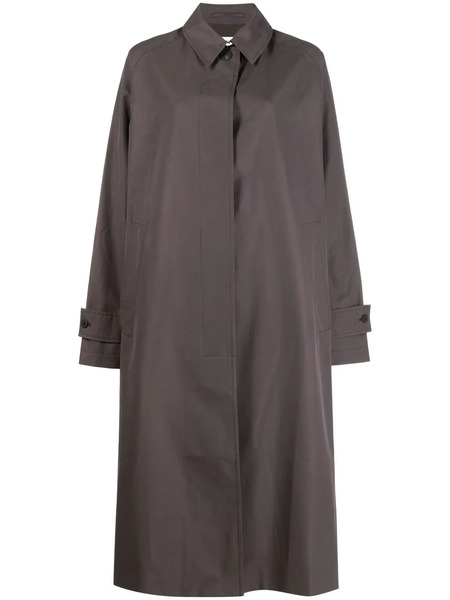  Studio Nicholson Holin Buttoned Raincoat - Brown 