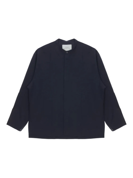  Studio Nicholson Karst Grandad-collar Shirt - Blue 