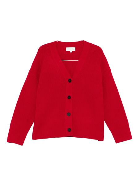  Studio Nicholson Merino Wool Cardigan - Red 