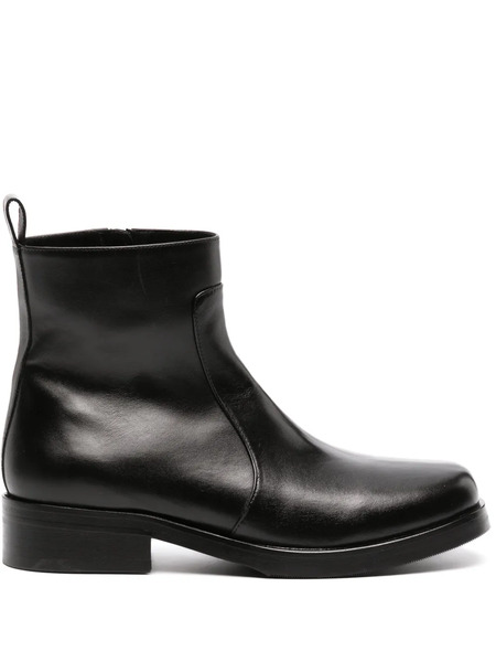  Studio Nicholson 40mm Leather Boots - Black 