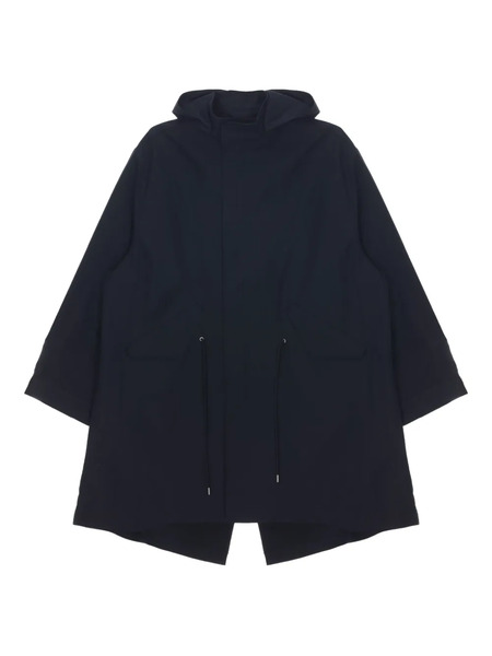  Studio Nicholson Mobi Hooded Drawstring Parka - Black 