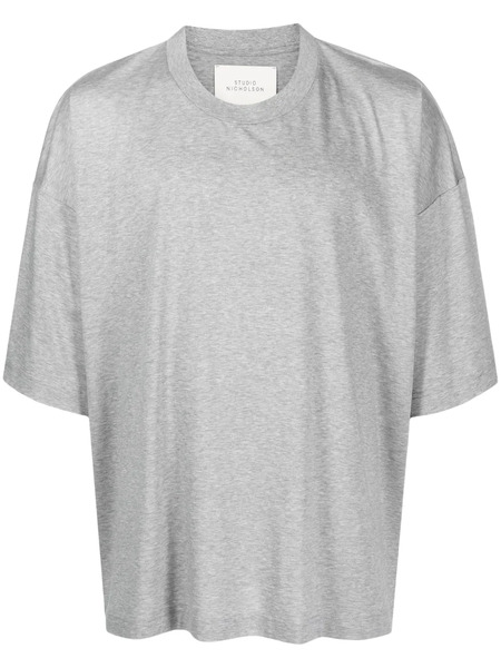  Studio Nicholson Oversize-cut Cotton T-shirt - Grey 