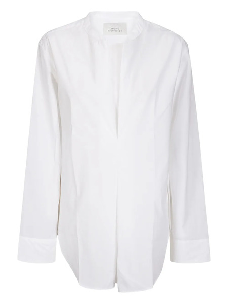  Studio Nicholson Pleat-detail Blouse - White 