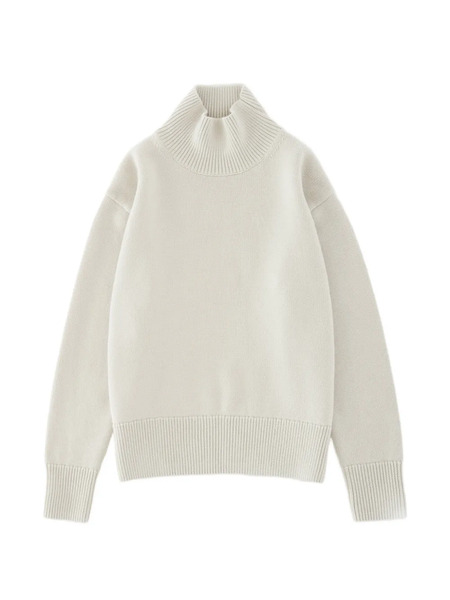  Studio Nicholson Ribbed High-neck Patria Knitwear - Neutrals 