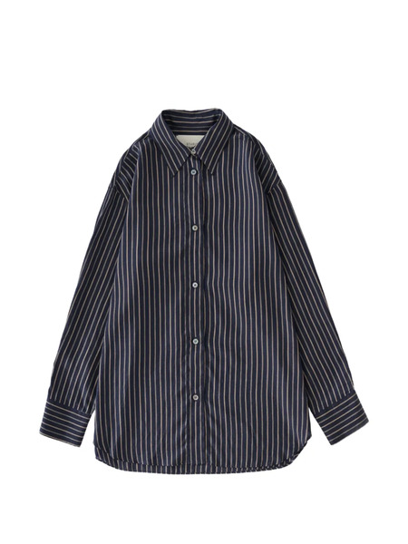  Studio Nicholson Rouen Striped Shirt - Blue 