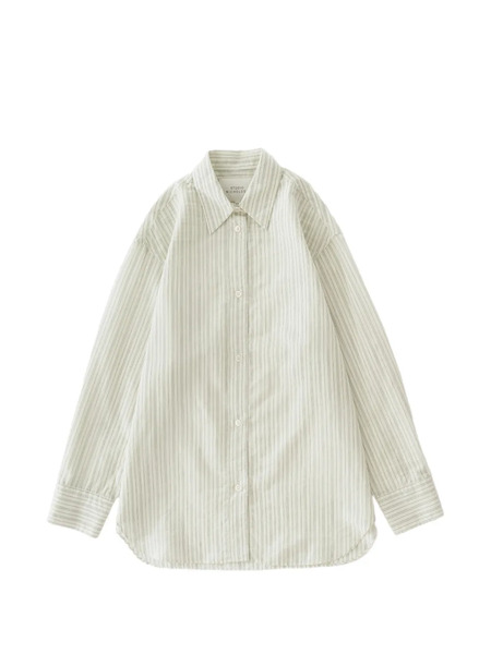  Studio Nicholson Rouen Striped Shirt - Neutrals 