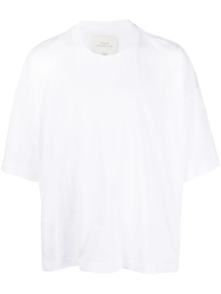  Studio Nicholson Short-sleeve Cotton T-shirt - White 